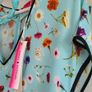 NATASHA ZINKO blue floral ruffle midi Sz 12 UK - Bnwt - Rrp 651 Sterling Image 2