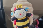Honey Plush Pull String Musical Baby Hanging Animal Toy