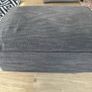 Grey footstool/ottoman Image 2