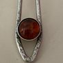 Antique coffee spoon with amber Image 4