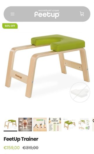 Feet up yoga stand