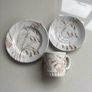 Vintage 70's Staffordshire Ironstone Cup/Saucer/Plate set. Image 2