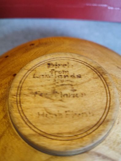 herry Bowl, Handmade Wooden Bowl