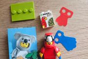 lego parrot costume fan, collectible series 28