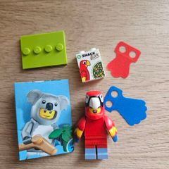 lego parrot costume fan, collectible series 28