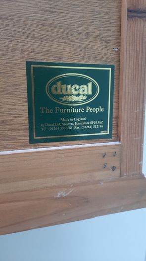 Ducal Wall Mirror - Antique Pine Finish