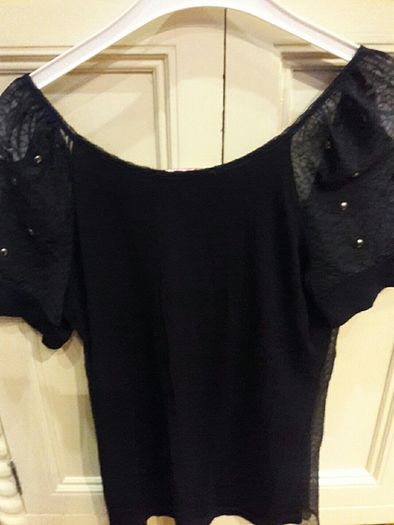 Black Shirt Passion top Size 12