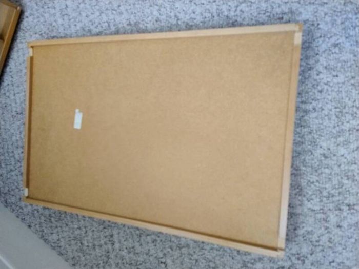 Storage display wooden shadow boxes x 2 with toughened glass sliding top adjustable compartments each has  24 sections and each one is 56cm x 38cm x 5.5cm solid wood great for display storage retail crafting jewellery hobbies Collection in Kinsale area