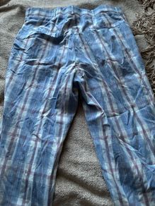 Vintage 80s Higgins Plaid slacks - for fancy dress