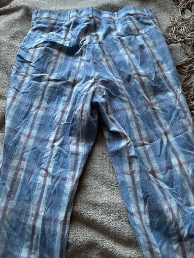 Vintage 80s Higgins Plaid slacks - for fancy dress