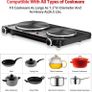 Electric Hot Plate, 2500W Portable Electric Stove,Double Hot Plate, Burner for cooking,Cooktop for Dorm Office Home Camp, Compatible with All Cookware (FREE POSTAGE) Image 6