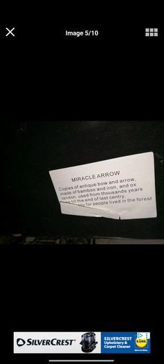 Exquisite Miracle Arrow wall decor in shadow box