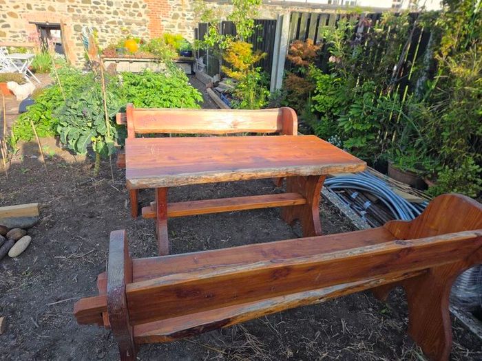 Unique garden bench
