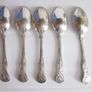 Kings Silver Plated Dessert Spoons X5 Image 4