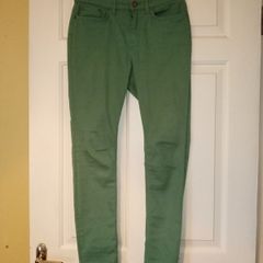 BODEN green cotton Skinny Urban trousers