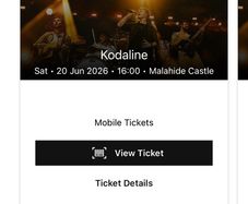 Kodaline Tickets