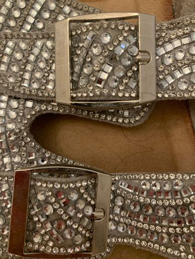 Silver  sandals Price Drop