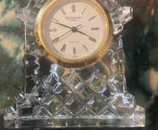 waterford crystal clock free postage