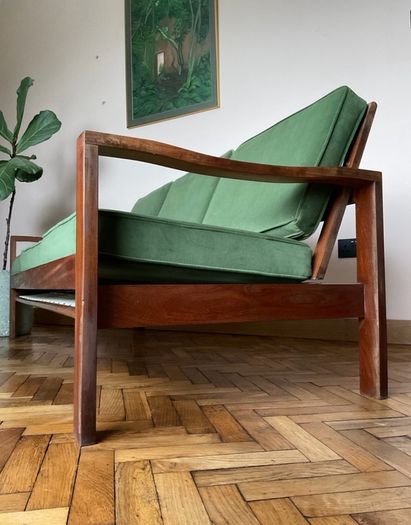teak sofa mid century vintage retro danish