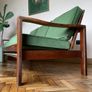 teak sofa mid century vintage retro danish Image 2