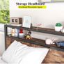 3ft Single Bed Frame with Storage Headboard Image 5