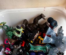 Monster trucks and some Schleich/papo figures