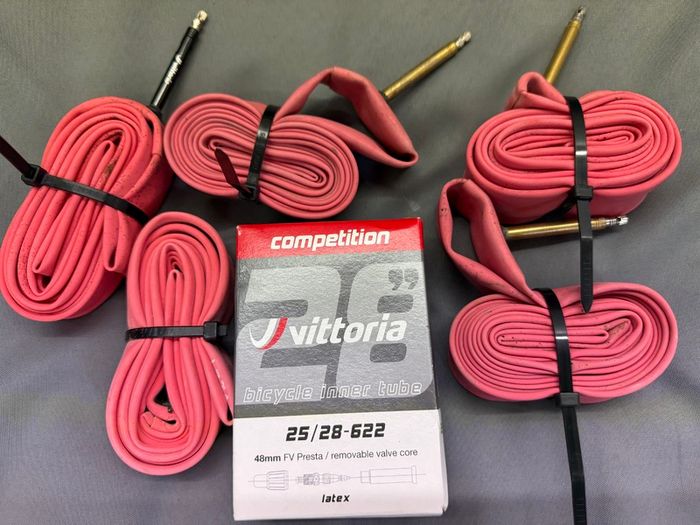 Vittoria 25-28mm latex inner tubes x6