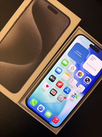 iPhone 15 pro Max, Black Titanium, 256GB, Unlocked