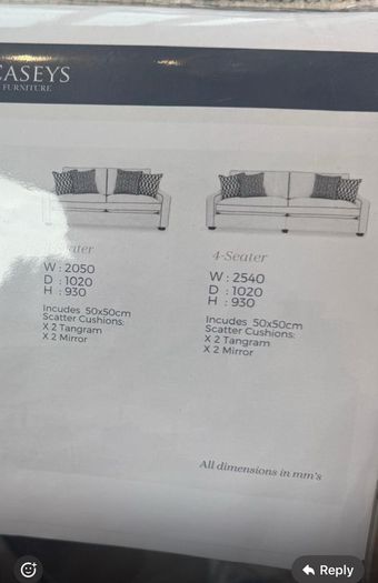 Luxury Sofa  - 3 seater