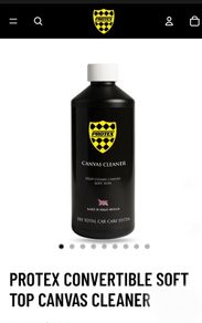 Convertible Canvas Soft Top Cleaner