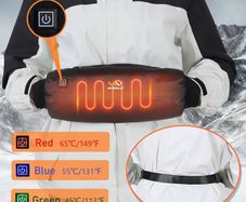 Electric Heated Hand Warmer Pouch, Gloves with Double Sided Heating Areas,USB