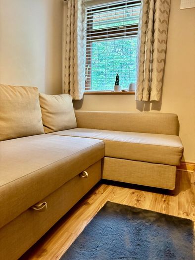 IKEA 3-Seater Sofa Bed with Storage Beige