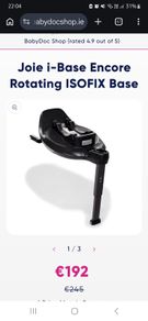 Joie i-Base Encore Rotating ISOFIX Base