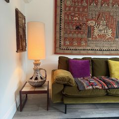 Mid Century Large Table Floor Lamp H110cm