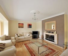Coffee Table & Side Tables - Chrome & Glass