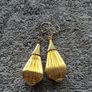 Vintage Golden tone Earrings Image 2