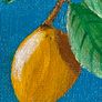 Lemon art, Original art, Acrylic art, Mini art Image 2