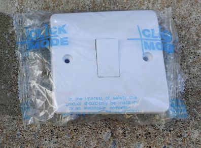 One White Light Switch (brand New).