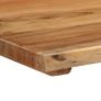 Dining Table 160x80x76 cm Solid Acacia Wood Image 5