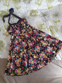 vintage style lindy bop rockabilly dress size 14