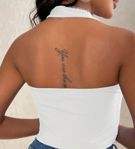 White Brand new Halter neck top