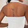 White Brand new Halter neck top Image 2