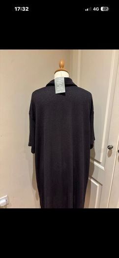 H&M deep grey dress size 16 - new