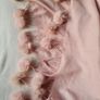 Lovely cashmere wool mix scarf with pompoms Image 2