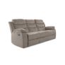 3 Seater Fabric Recliner Sofa Brown, brand new! Image 3