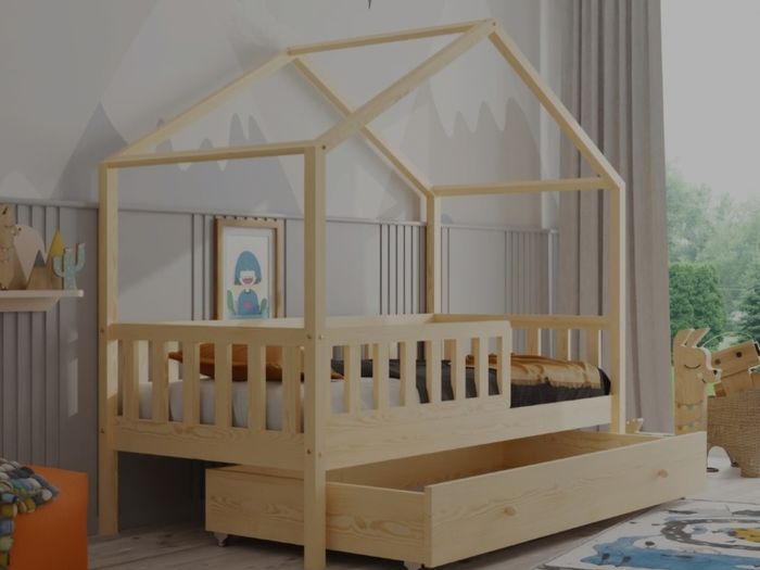 Kids Bed Toddler House Bedroom