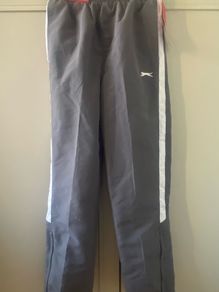 Slazenger grey tracksuit bottoms 9-10 Brand new with tags