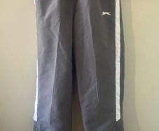 Slazenger grey tracksuit bottoms 9-10 Brand new with tags