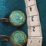 Vintage mandala earrings. Image 7