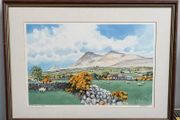 David Evans RUA Mournes in May Signed Limited Edition Framed Print